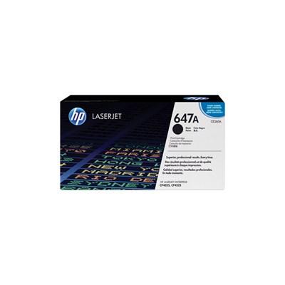 HP 647A Siyah Orijinal LaserJet Toner Kartuşu