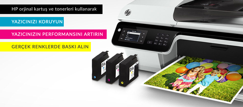 Orjinal HP Toner ve HP Kartuş kullanın