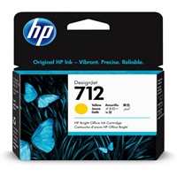 HP 712 29-ml Yellow DesignJet Ink