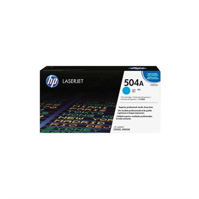 HP 504A Mavi (Cyan) Toner