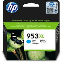 HP F6U16AE (953XL) CYAN YUKSEK KAPASITELI MUREKKEP KARTUSU 1.600 SAYFA